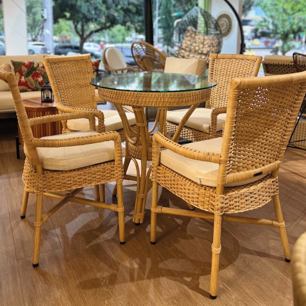 muebles en rattan