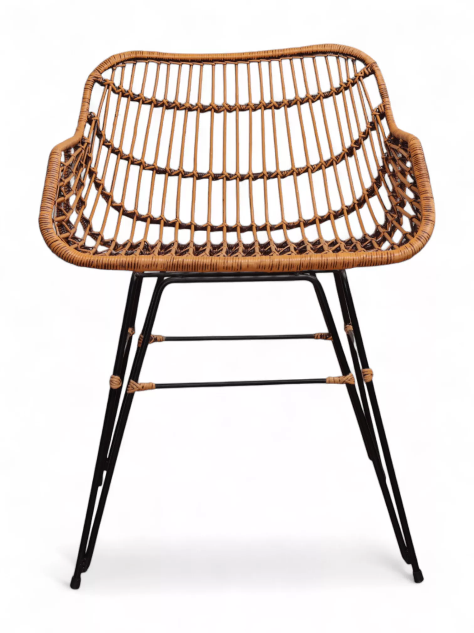 Silla de ratan para exterior