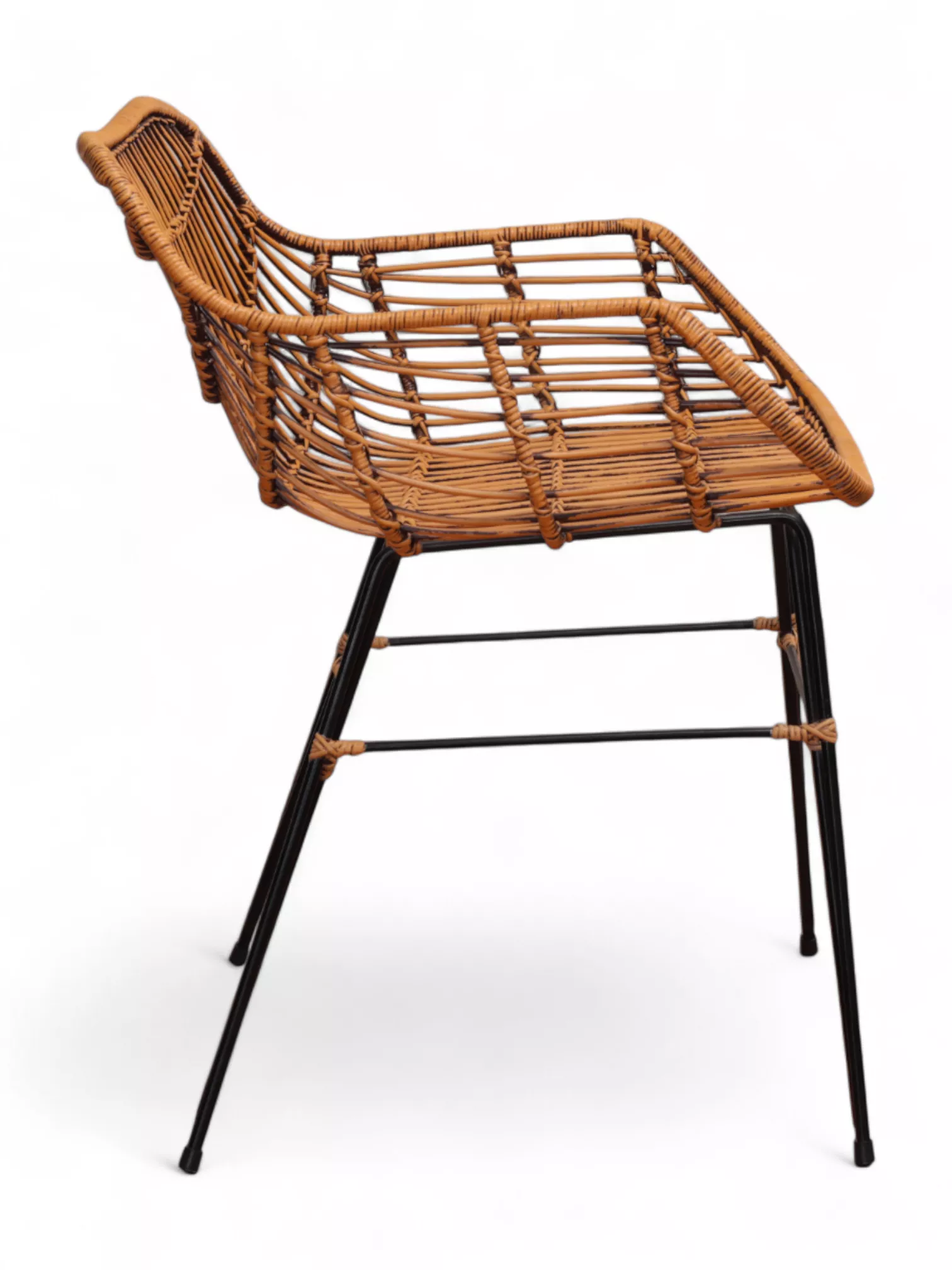 Silla de ratan para exterior