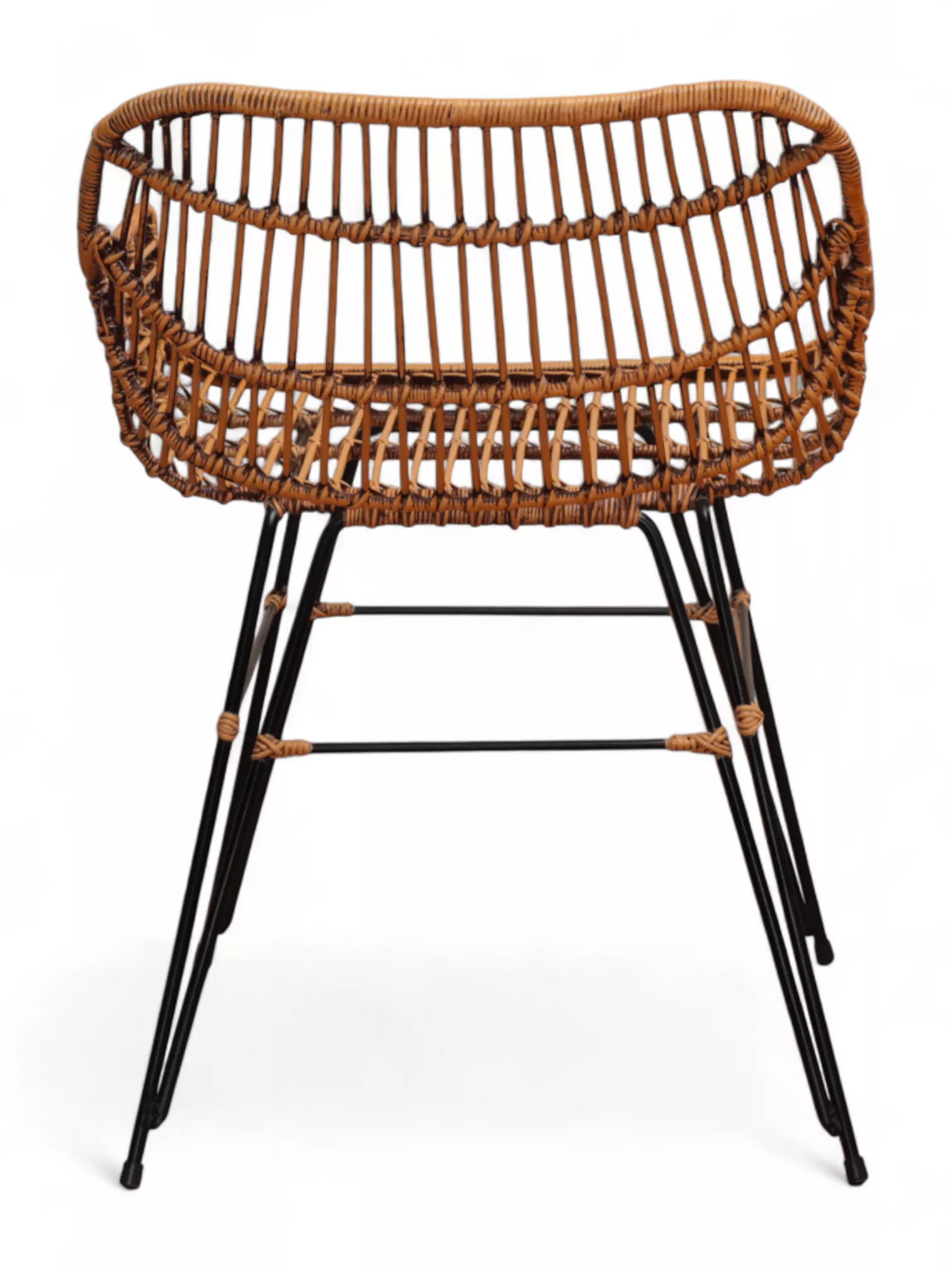 Silla de ratan para exterior