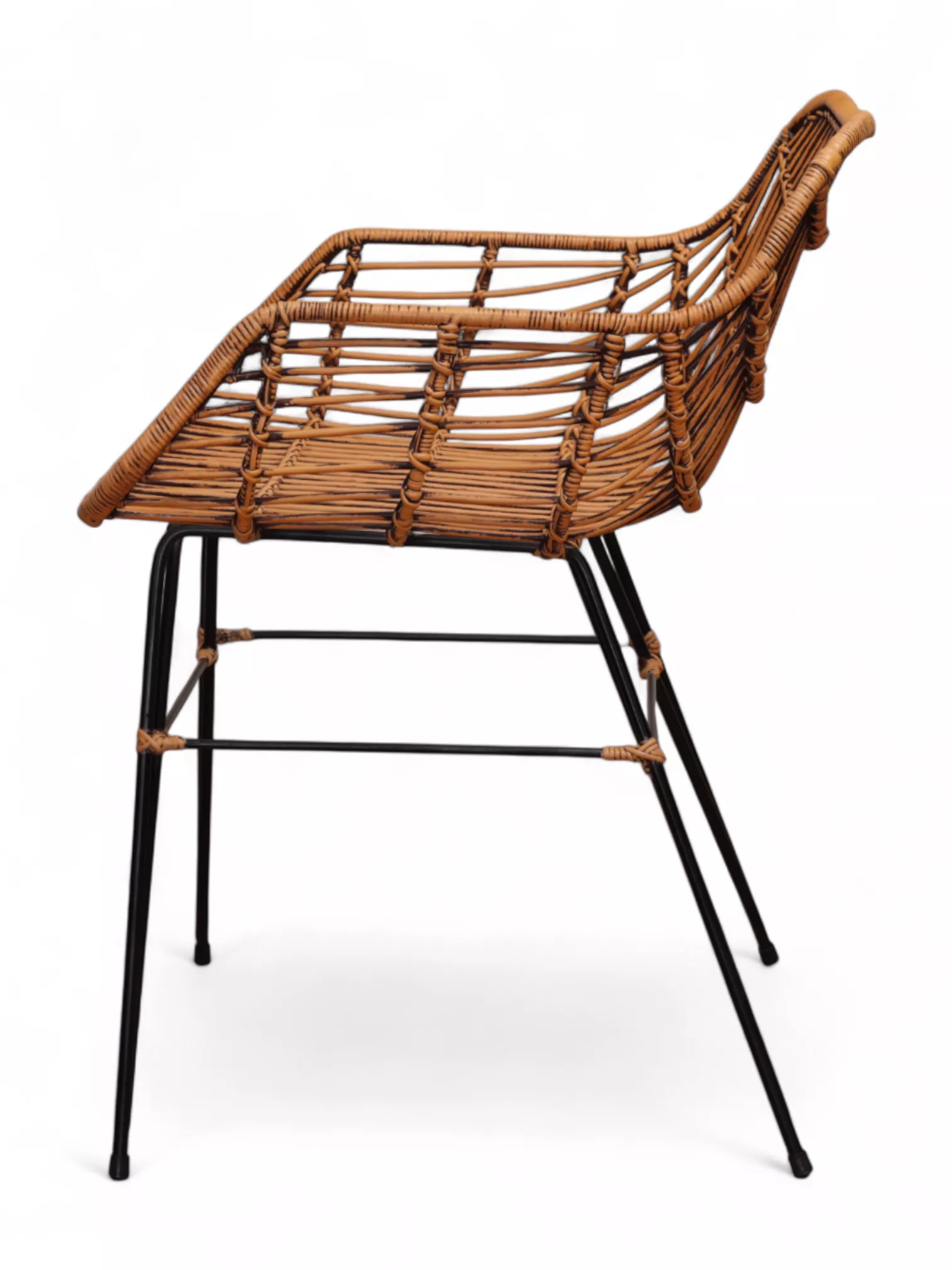 Silla de ratan para exterior