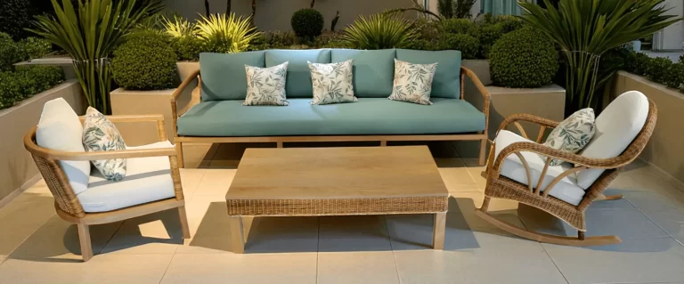 salas de lujo artesanal en ratán Tehus Design