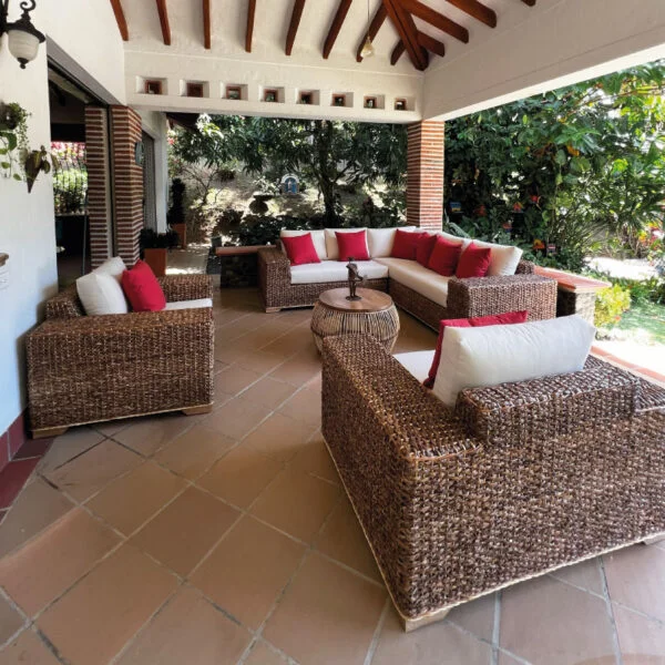 Sala En L Primavera en madera de roble