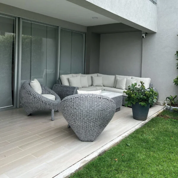 Juego de Sala en L Tejido a mano en Yared