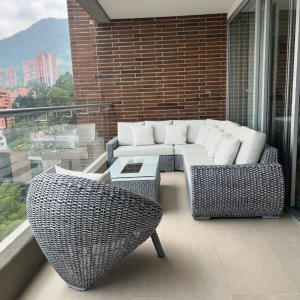 Sala en L Tejido a mano en Yared