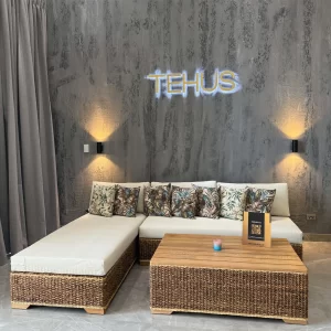 Sala Atenas en L rattan