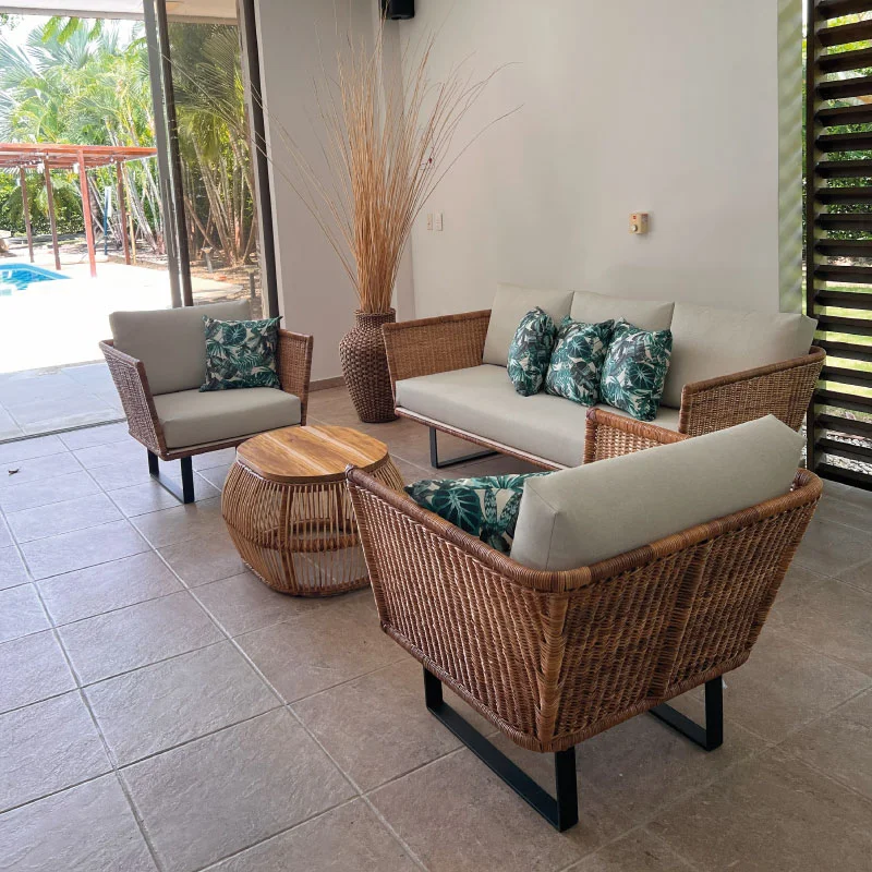 Sala Ferrara en rattan sintético