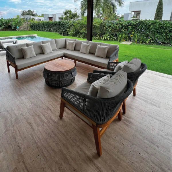 Sala En L Tejido a mano