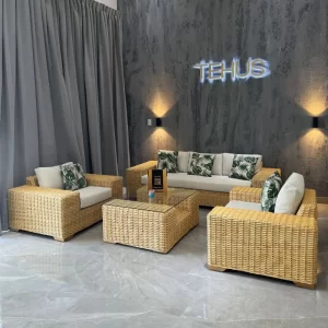 Juego de Sala Primavera Tejido a mano