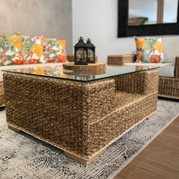 Sala Primavera Tejido a mano en rattan