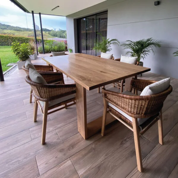 Juego de Comedor Esparta en madera de roble