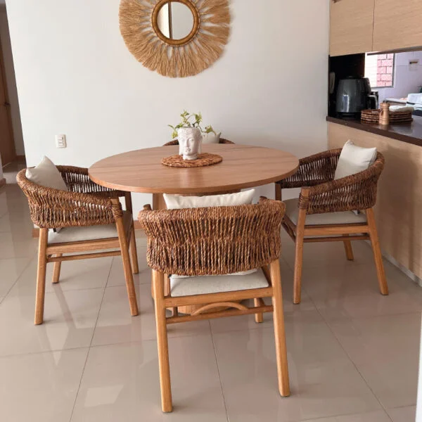 Comedor Toscana en madera de teca