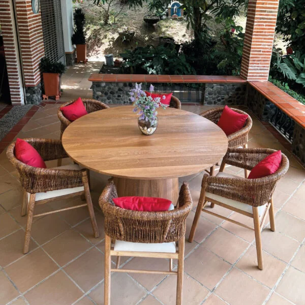 Comedor Toscana en madera de teca