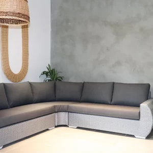 Sofá en L de 3 puestos