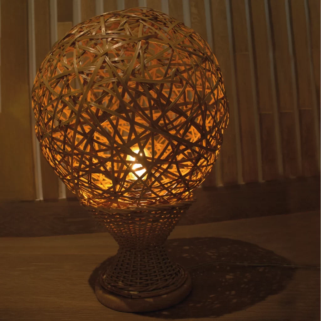 lampara nido con base