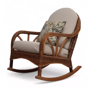 mecedora de madera exclusiva