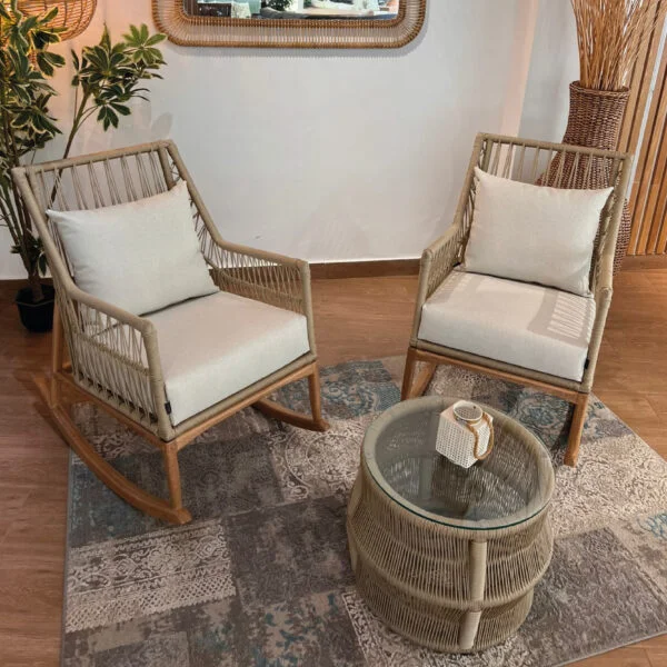 Mecedora Topacio Tejido Cordón náutico