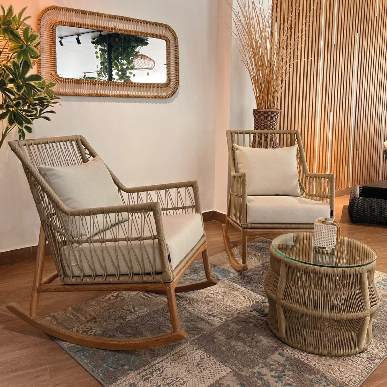 Mecedora Topacio Tejido Cordón náutico