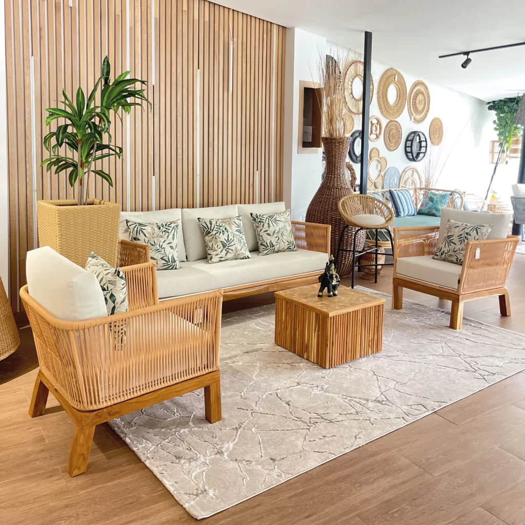 Sala Toscana en ratan