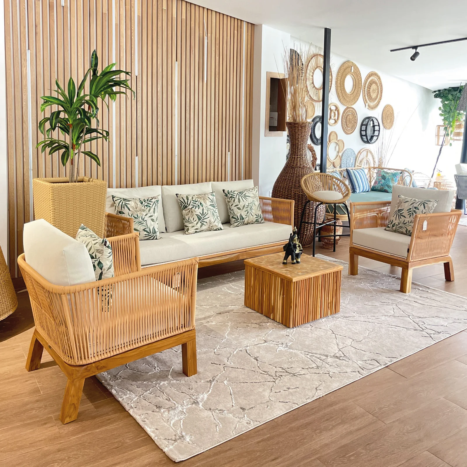 Sala Toscana en ratan