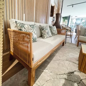 Sofá Toscana en rattan