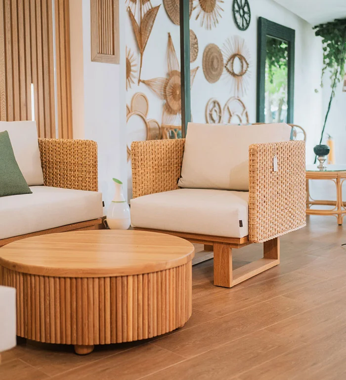 Mesa Romana en Madera de roble