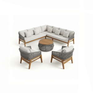 Sala Mandarina en L - Sintético